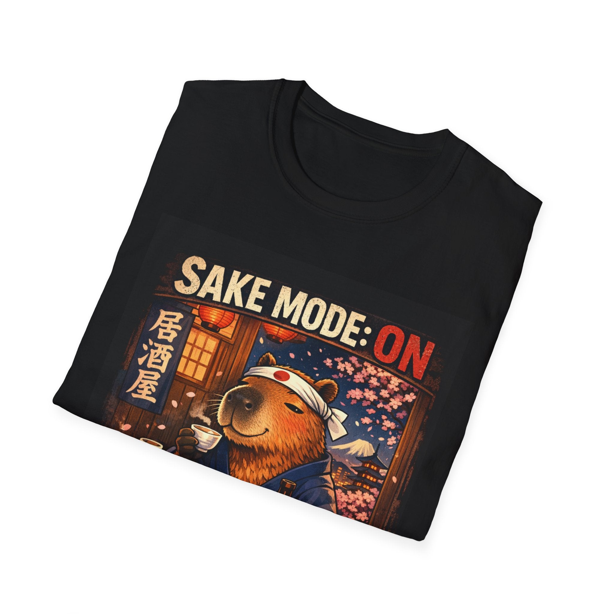 Sake Lover Capybara Shirt – Cute Japanese Drinking Tee | Funny Japan Gift for Sake Fans