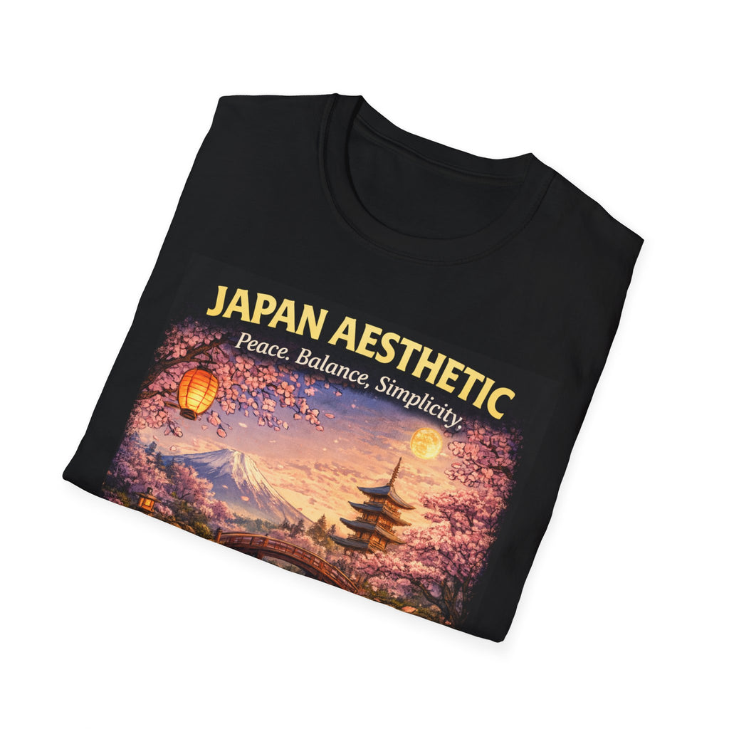 Japan Aesthetic Capybara T-Shirt — Capybara Peace, Balance, Simplicity Graphic Tee