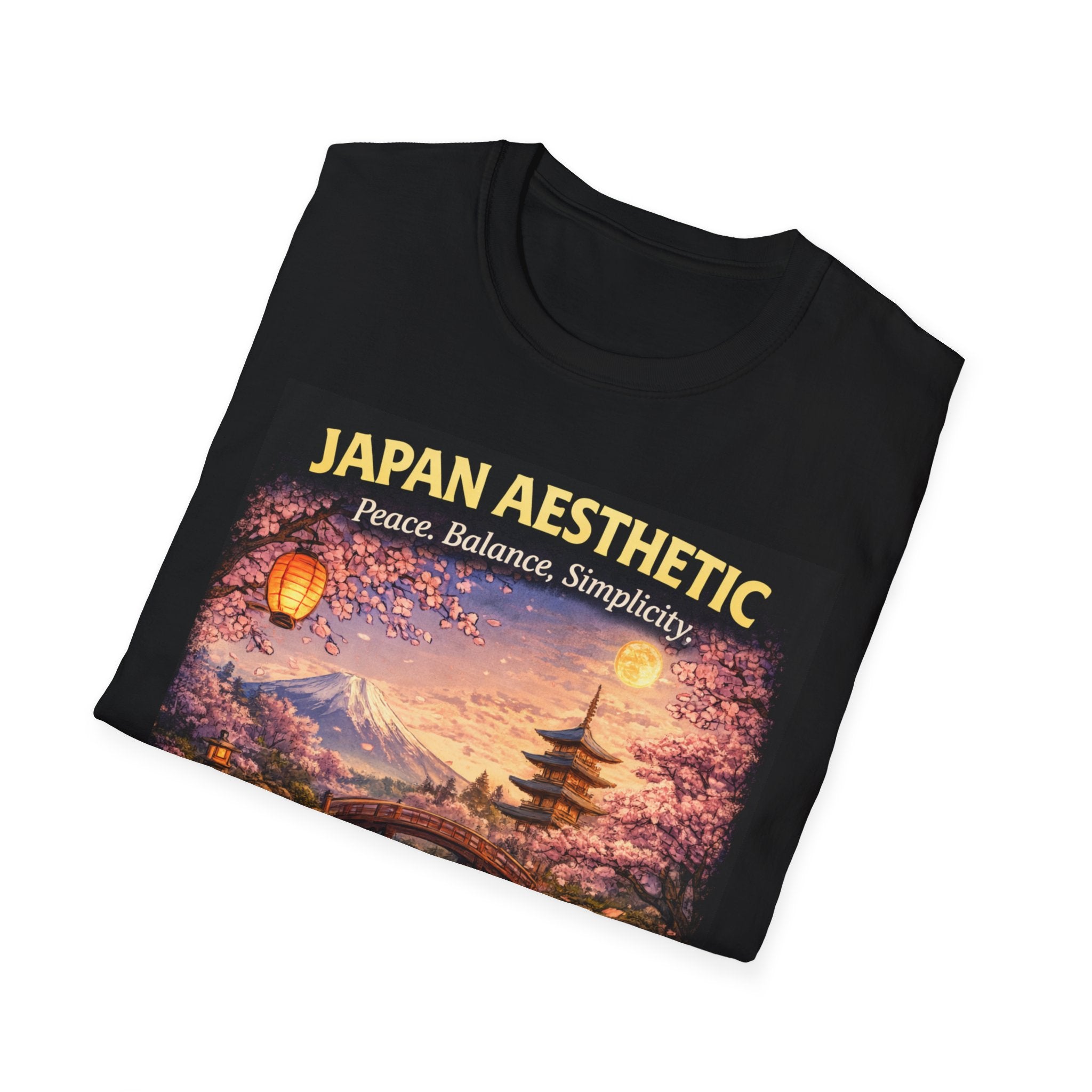 Japan Aesthetic Capybara T-Shirt — Capybara Peace, Balance, Simplicity Graphic Tee
