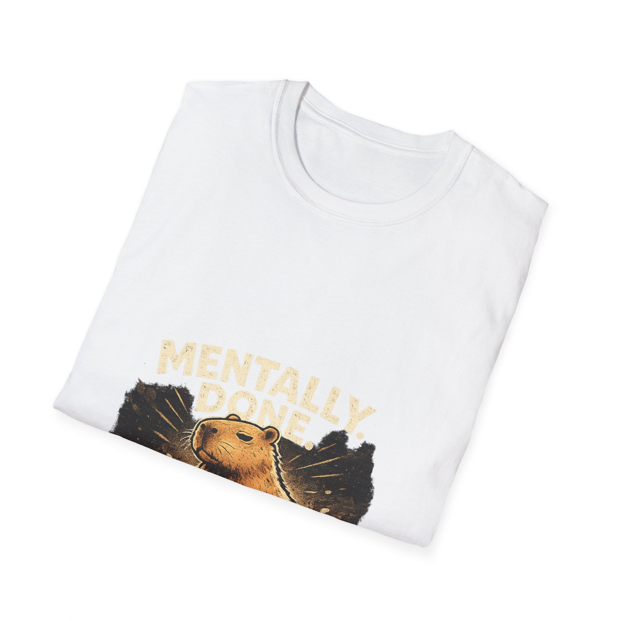 EXHAUSTED BUT UNBREAKABLE Capybara T-Shirt