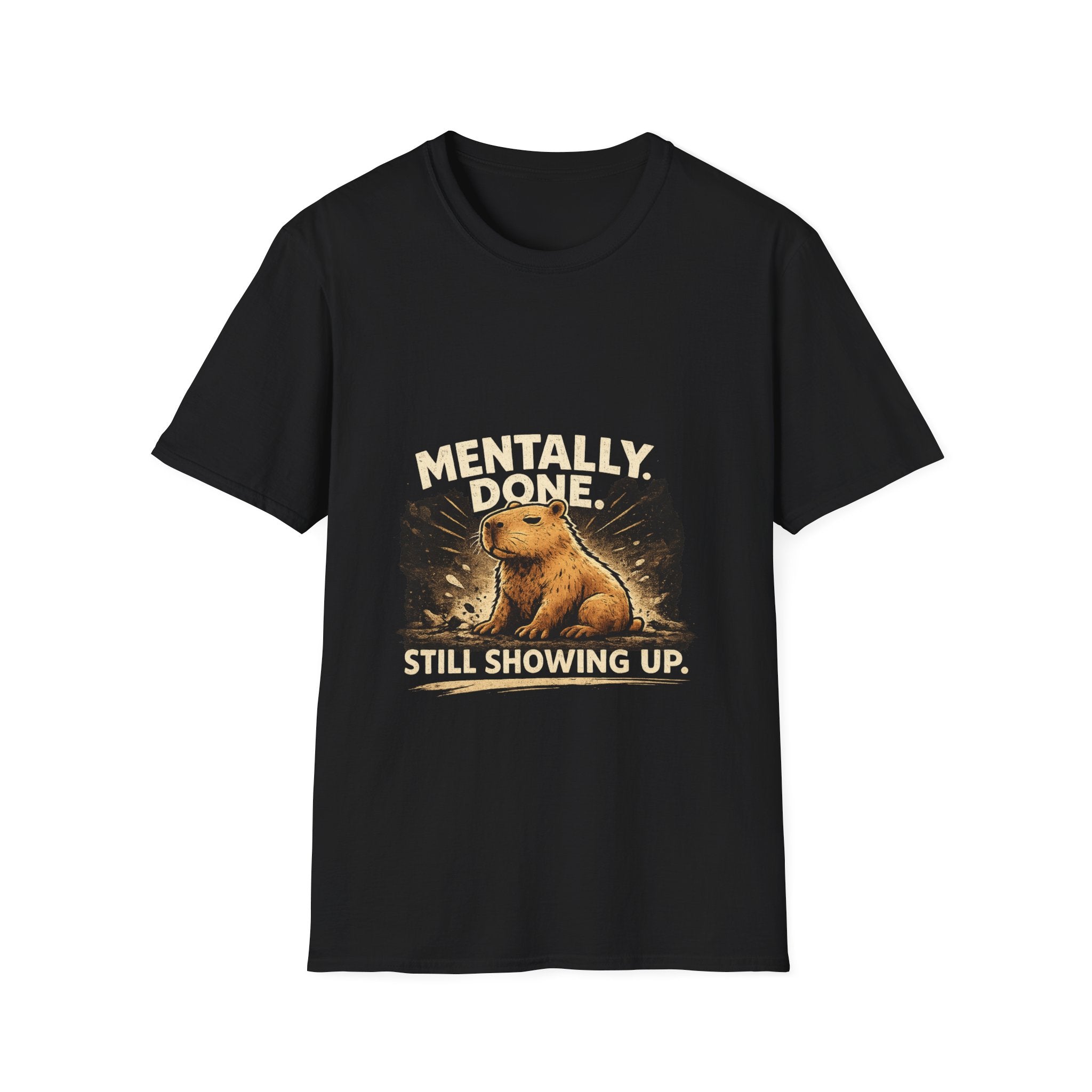EXHAUSTED BUT UNBREAKABLE Capybara T-Shirt